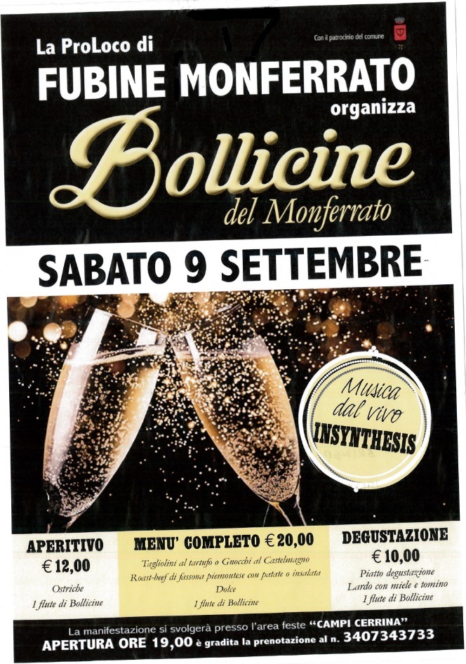 Bollicine in Monferrato