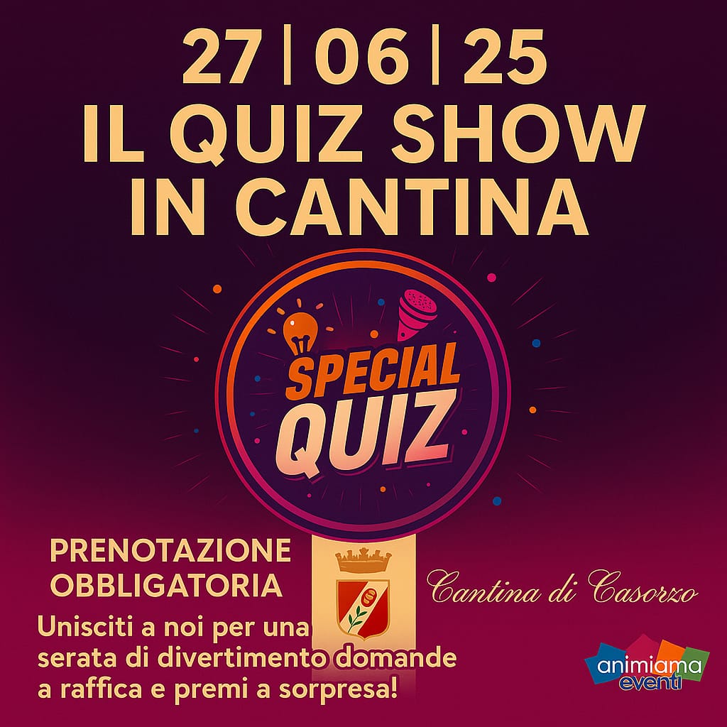 IL QUIZ SHOW IN CANTINA