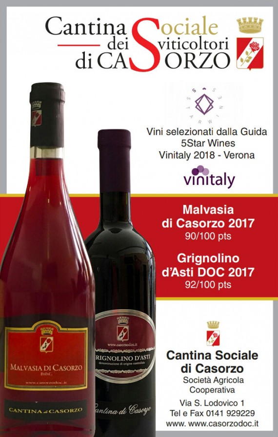 Vini premiati al Vinitaly 2018