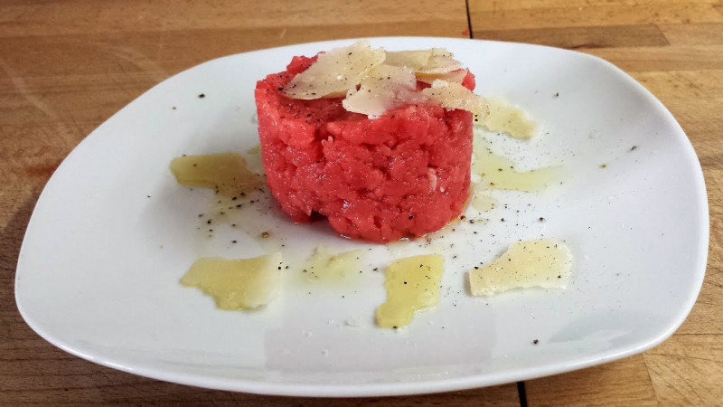 Carne cruda alla piemontese