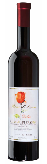 Malvasia di casorzo D.O.C. “Rosa Dolce” con Astuccio